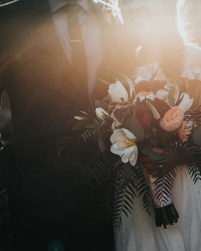 Elegant bridal updo with delicate detailing for wedding event